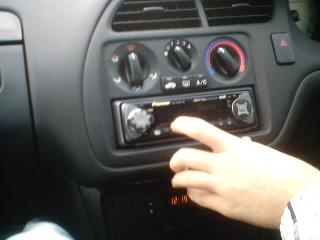 This wikkid stereo came as standard. Bangin'