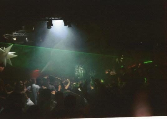Look under the strobe and to the right a bit and you can see one of the dancing aliens.