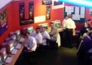 That's the [COF-HS] team! From the left: Nase_2K, Grim... Hinch The Slayer, and, um, Sparebloke.