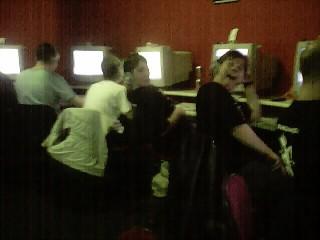 In the middle, Jonney, next to him (with his tongue out) Blade, and on the far right, Zoixie.