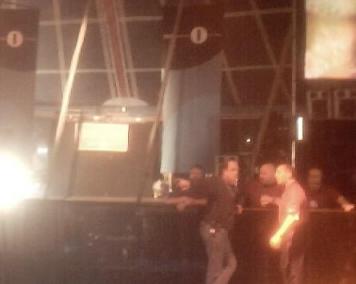 It's the VIP only Radio 1 arena. It's empty. Good.