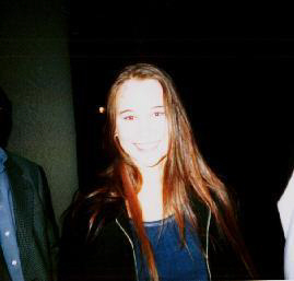 And here's me standing in the queue to Enigma. With no nose.