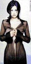 Courtney Cox. Looking rather gothic.