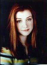 Ooh, it's one of my personal favorites (red hair you see). See hello to Buffy's chum, Alyson Hannigon. She'll be remembered forever, because this one time, at band camp...